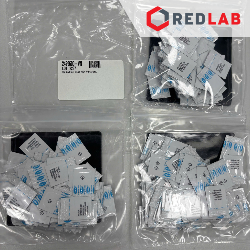 Bộ gói thử silica thang cao 10ml HACH 2429600 (gồm 2106269, 2107369, 2107469) HR Silica reagent set, bộ 100 lần test, có VAT