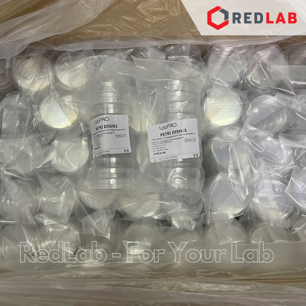 [Gói 10 cái Tiệt trùng] Đĩa Petri nhựa 60x15mm LPR605700 hãng LabPRO Thụy Sỹ, chiếu xạ chuẩn ISO 11137, có VAT