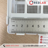 Giá đỡ ống nghiệm nhựa ONELAB nhiều vị trí đựng ống nghiệm, ống ly tâm Ø 13 16 20 25 30 mm, có VAT