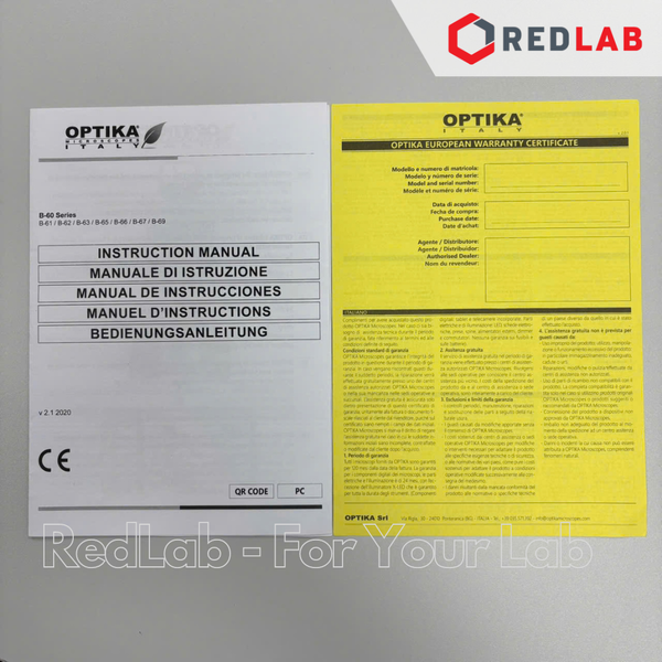 Kính hiển vi quang học 1 mắt hãng OPTIKA - Ý model B-61, Vật kính 4x 10x 40x, X-LED 1W, có VAT