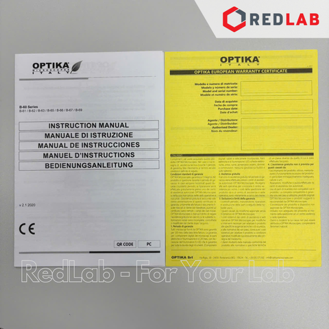 Kính hiển vi quang học 1 mắt hãng OPTIKA - Ý model B-61, Vật kính 4x 10x 40x, X-LED 1W, có VAT