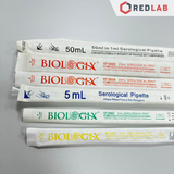  BIOLOGIX Serological Pipette nhựa tiệt trùng 1 2 5 10 25 50ml, ống hút nhỏ giọt nhựa PS chia vạch thí nghiệm, có VAT 