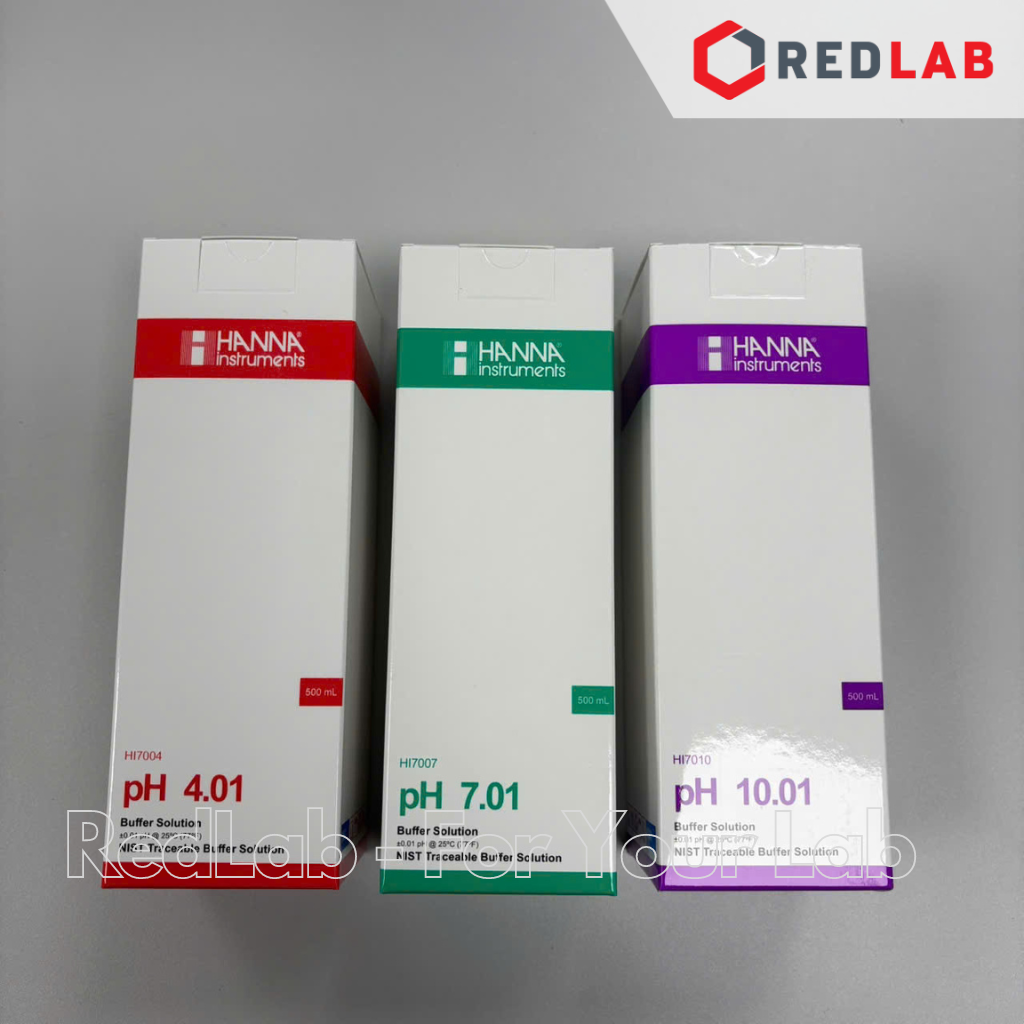 Dung dịch hiệu chuẩn pH 4.01, 7.01, 10.01 Hanna HI7004L HI7007L HI7010L, chai 500ml