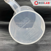 Ca nhựa PP có quai nửa vạch nổi trắng ISOLAB 100 250 500 1000 2000 3000 ml, cốc đong hóa chất chịu nhiệt, có VAT