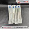 Que gòn lấy mẫu xét nghiệm GREETMED 16cm cán gỗ, tiệt trùng từng ống nhựa, đóng vỉ giấy, disposable swab test, có VAT