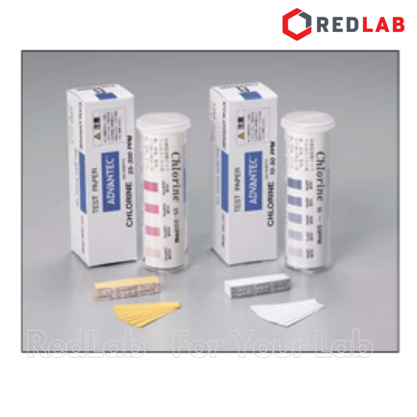 Giấy thử Clo 25-200 ppm ADVANTEC 08010020 Chlorine test paper (hộp 300 tờ) có VAT
