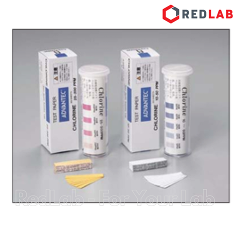 Giấy thử Clo 25-200 ppm ADVANTEC 08010020 Chlorine test paper (hộp 300 tờ) có VAT
