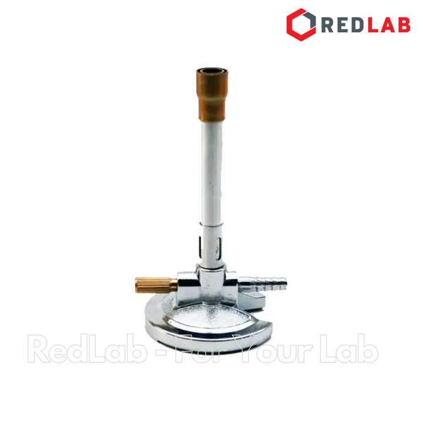 Đèn busen burner ONELAB natural gas, có thể điều chỉnh ngọn lửa, dùng nung mẫu thí nghiệm với nhiệt lượng cao, có VAT