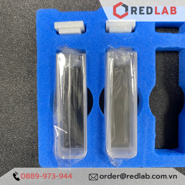 [2 cái] Cuvet thủy tinh PHOENIX Instrument cho máy quang phổ 10*10 20*10 30*10 50*10 100*10 mm, có VAT