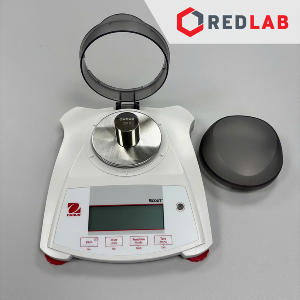 Cân phân tích điện tử 3 số lẻ hiện số 220g / 0.001g OHAUS SPX223 chuẩn ngoại, màn hình LCD, có VAT