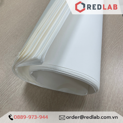 Giấy lọc định tính NewStar 60 x 60cm, chảy trung bình 102, dùng trong thí nghiệm, nghiên cứu, trường học, có VAT