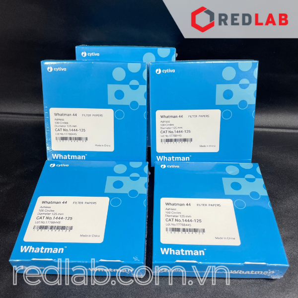 Giấy lọc định lượng 44, chậm 3µm, đường kính 125mm hãng WHATMANN (Cytiva) Cat No 1444-125 (hộp 100 tờ)
