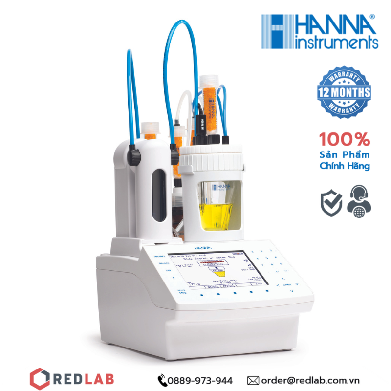 Máy Chuẩn Độ Karl Fischer Volumetric Hanna hiệu chuẩn / Đo nhiều thông số trong nước Hanna HI933-02