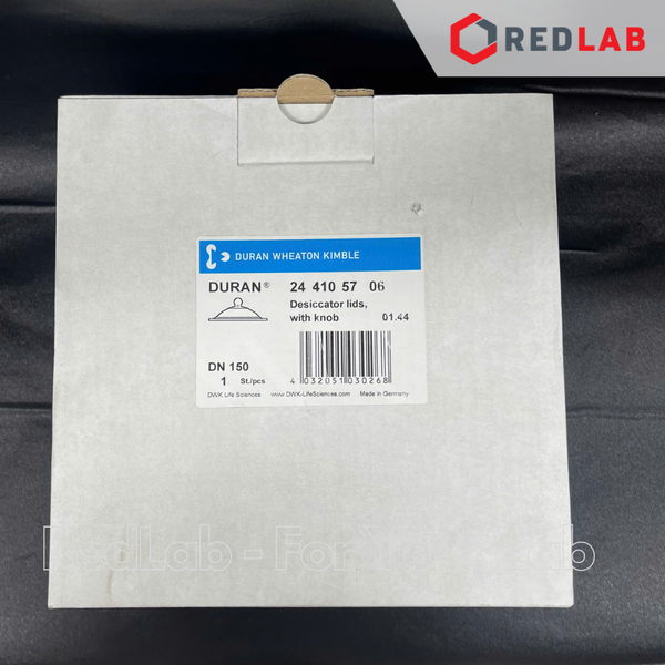 Nắp cho bình hút ẩm trắng không vòi DURAN DN 150mm Desiccator Lid, có VAT