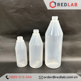 Bình tia nhựa LDPE trơn miệng hẹp vai nghiêng AZLON Scilabware 250 500 1000 ml, Wash Bottle, có VAT