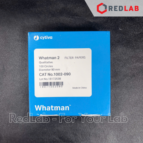 Giấy lọc định tính số 2 WHATMAN trung bình 8um, ĐK 47 55 70 90 110 125 150 185 mm (hộp 100 tờ) có VAT