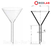 Phễu thuỷ tinh có gân SIMAX size lớn Ø 250 300 mm, glass funnel, có VAT