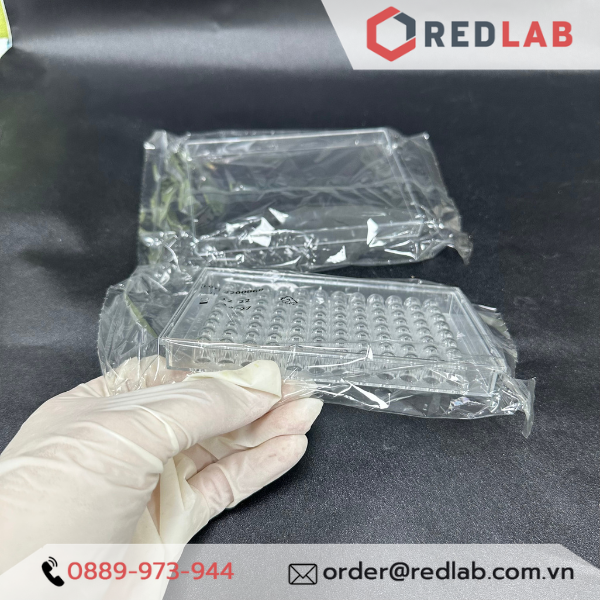 Đĩa eliza nuôi cấy tế bào 96 giếng tiệt trùng Aptaca 5096, đáy bằng, đáy U, đáy nhọn V, nắp đậy, có VAT