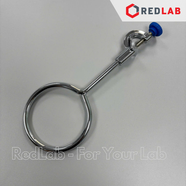 Vòng phễu inox có khóa ONELAB Ø ngoài 60 80 100 120 140 mm (Ø trong 45 66 84 108 125 mm) đỡ phễu thí nghiệm, có VAT