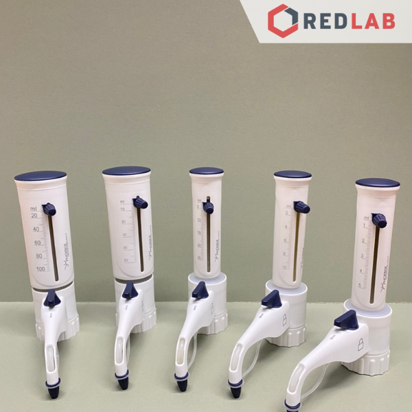 Dispenser mate pro PHOENIX Instrument 0.5-5, 1-10, 2.5-25, 5-50, 10-100 ml hấp tiệt trùng 121°C, kháng hóa chất, có VAT