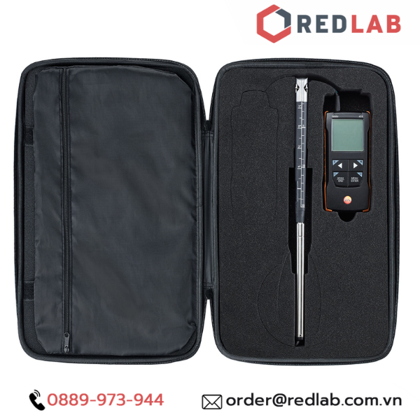 Máy đo vận tốc gió dạng cánh quạt 16 mm Kết nối App TESTO 416 (0563 0416)  dải đo 0.6 đến 40 m/s, chính hãng, có VAT