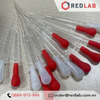 [Combo 10] Pipet paster thủy tinh 15cm / 23cm HIRSCHMANN Đức & quả bóp cao su / silicon 2ml, có VAT