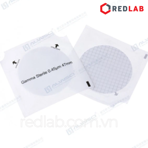 [Hộp 100 tờ] Màng lọc vi sinh MCE đường kính 47mm lỗ lọc 0.45um Labfil ALWSCI C0001243, tiệt trùng từng tờ, có VAT - redlab