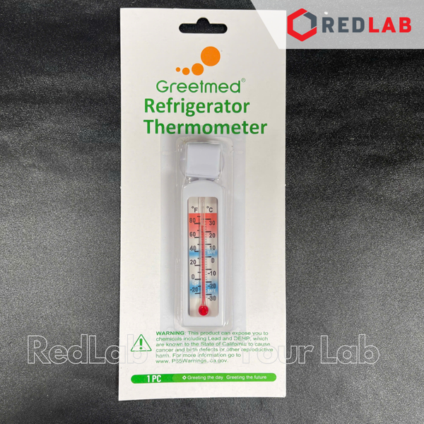 Nhiệt kế tủ lạnh GREETMED đo từ -30 to +30°C refrigerator thermometer, có VAT