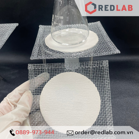 Lưới nung Amiăng / Lưới cách nhiệt 12.5x12.5 15x15 20x20cm ONELAB, dùng đun cốc thí nghiệm - redlab
