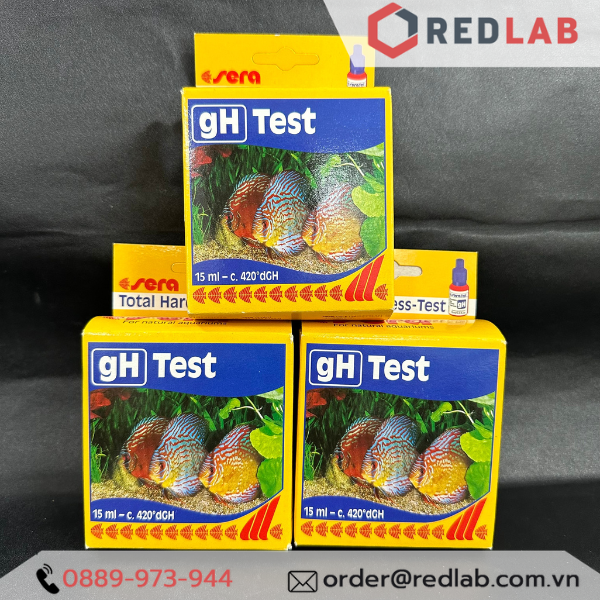 Test gH Sera - Kiểm tra độ cứng của nước nuôi tôm, cá, có VAT