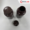 Chai nhựa PP NÂU nắp vặn, miệng rộng ONELAB chịu nhiệt hấp tiệt trùng 121°C, chịu hoá chất tốt