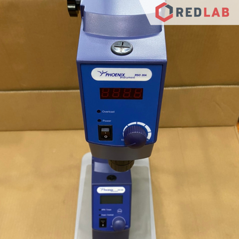 Máy khuấy đũa 20 lít (H2O) Phoenix Instrument RSO-20A, màn hình LED, 50-2200rpm ± 3rpm, 40 Ncm, BH 112T- REDLAB