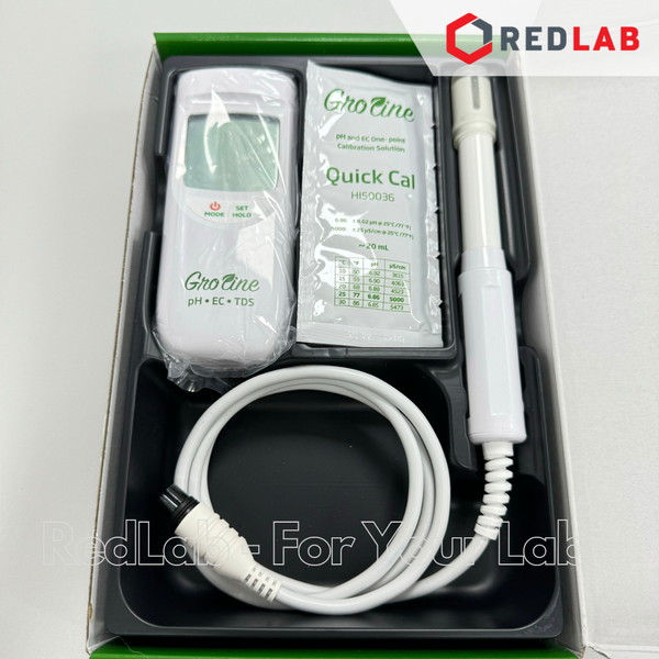 Máy Đo pH / EC / TDS / Nhiệt Độ Trong Thủy Canh GroLine Hanna HI9814, Có VAT