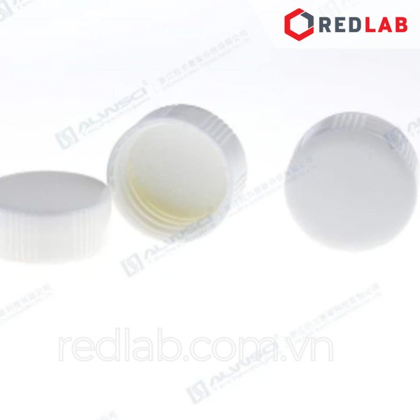 [Bộ 100 cái] ALWSCI Chai thủy tinh vial 20ML 27.5x57mm trắng / nâu + Nắp vặn kín nhựa PP 24-400 septa 1.5mm, có VAT
