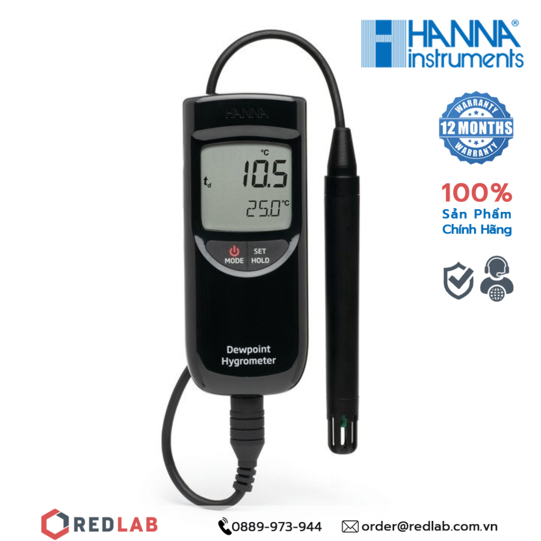 Máy đo độ ẩm/nhiệt độ có điểm sương Hanna HI9565