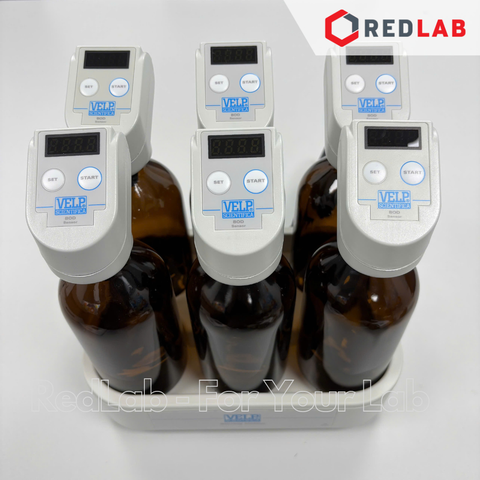 Bộ xác định BOD Sensor System 6 vị trí (SA10200136) VELP - Ý, gồm máy khuấy từ, sensor, chai, cá từ, kẹp, có VAT - REDLAB