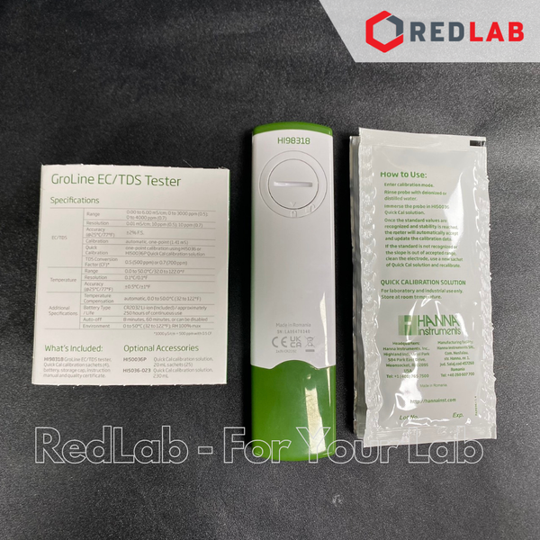 Bút Đo EC/TDS/Nhiệt Độ (ppm) Trong Thủy Canh GroLine Hanna HI98318, giá tốt, có VAT