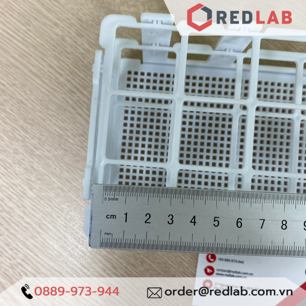 Giá đỡ ống nghiệm nhựa ONELAB nhiều vị trí đựng ống nghiệm, ống ly tâm Ø 13 16 20 25 30 mm, có VAT