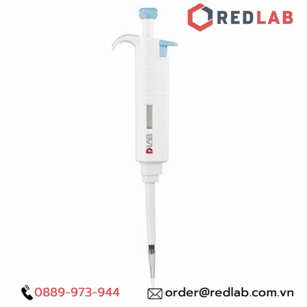 Micropipet Cố định hấp tiệt trùng 1 kênh DLAB 100µl 1000µl – micropipette tự động 0.1ml 1ml có VAT
