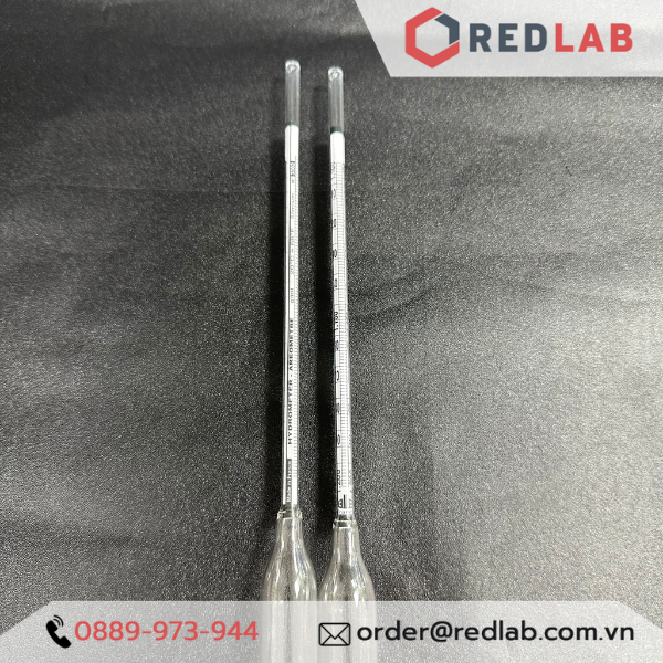 Tỷ trọng kế 1.100-1.200 : 0.001 g/ml Tp 20°C ALLA 3010FG110/20-QP hydrometer, có VAT