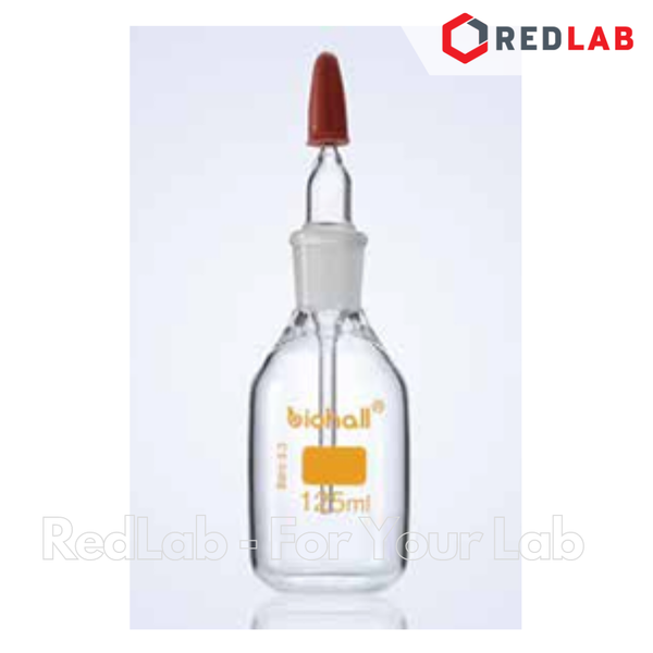 Chai nhỏ giọt trắng BIOHALL 30 60 125 250 ml, thuỷ tinh boro 3.3, quả bóp cao su hồng, có VAT