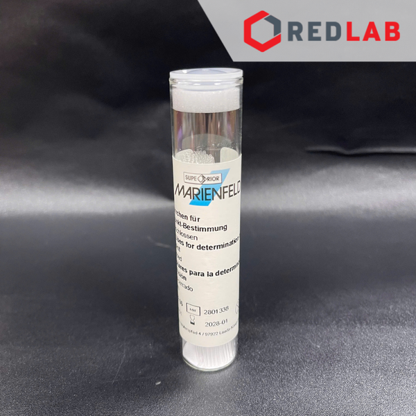 Ống mao quản đo điểm nóng chảy MARIENFELD Đức 1 đầu kín 1 đầu hở, nhiều kích thước (hộp 100 cái) có VAT