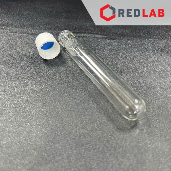 [Hộp 25 cái] Ống nghiệm COD 10ML 16x100mm nắp vặn kín 15-415 PP trắng ALWSCI C0002064 septa 1.5mm PTFE / silicon, có VAT