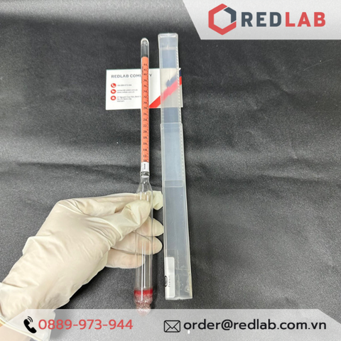 Cồn kế 0-100 : 1 Tp 20ºC hãng Alla - Redlab
