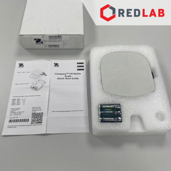 Cân kỹ thuật điện tử 1 số lẻ 620g / 0.1g OHAUS CR621 chuẩn ngoại, dùng trong thí nghiệm, dược mỹ phẩm, thực phẩm, có VAT