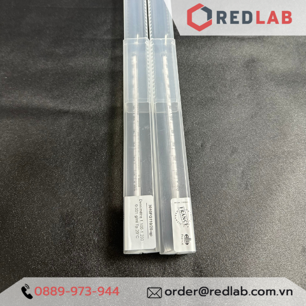 Tỷ trọng kế 1.100-1.200 : 0.001 g/ml Tp 20°C ALLA 3010FG110/20-QP hydrometer, có VAT