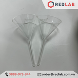  Phễu thuỷ tinh BIOHALL đường kính 25 35 50 55 65 70 75 100 120 125 150 mm, thuỷ tinh Borosilicate 3.3 chất lượng cao, có VAT 