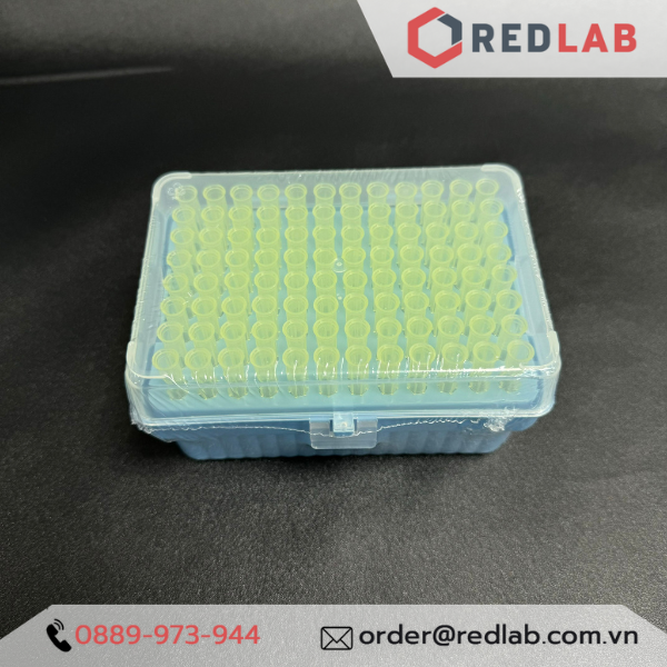 [Hộp 96 cái tiệt trùng] Microtips (đầu típ - côn) vàng 200ul, Biologix 21-0200, không RNase & Dnase endotoxin, có VAT