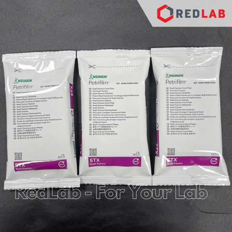 6446 / 6490 / 6491 Đĩa Petrifilm kiểm Staphylococcus coagulase dương tính NEOGEN (STX) Petrifilm Staph Express Count Plate, có VAT