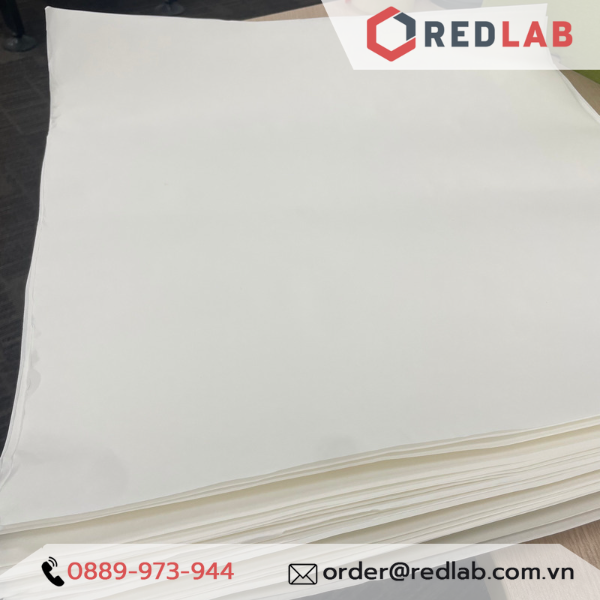 Giấy lọc định tính NewStar 60 x 60cm, chảy trung bình 102, dùng trong thí nghiệm, nghiên cứu, trường học, có VAT